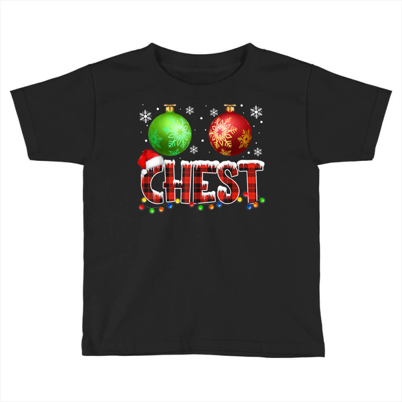 Chestnuts Funny Matching Couples Christmas Lights Nuts Chest T Shirt Toddler T-shirt by dorman | Artistshot