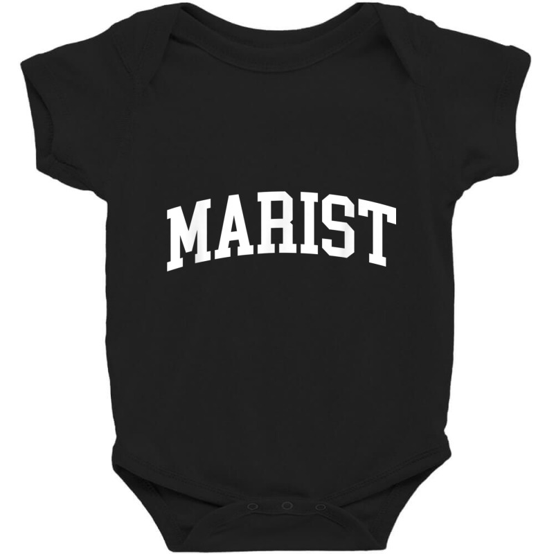 Marist Athletic Arch College University Alumni T Shirt Baby Bodysuit by matheeishilo | Artistshot