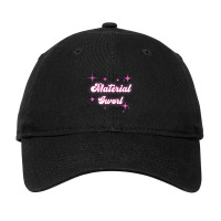 Material Gworl 2022 Viral Meme Pink Stars Text Girl Graphic T Shirt Adjustable Cap | Artistshot