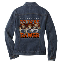 Cleveland Dawgs Ladies Denim Jacket | Artistshot