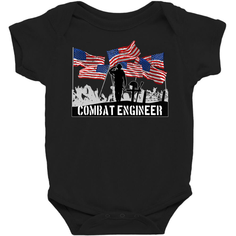 Combat Engineer Veteran Baby Bodysuit by bummercaught | Artistshot