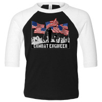 Combat Engineer Veteran Toddler 3/4 Sleeve Tee | Artistshot