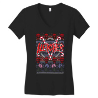 Sleigher Novelty Christmas T Shirt Women's V-neck T-shirt | Artistshot