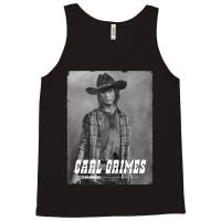 The Walking Dead Carl Silver Portrait Tank Top | Artistshot