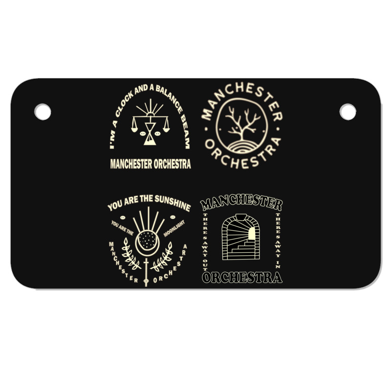 Manchester Orchestra   (3) Motorcycle License Plate | Artistshot