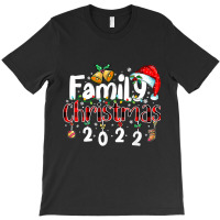 Family Christmas 2022 Matching Pajamas Squad Santa Elf Funny T Shirt T-shirt | Artistshot