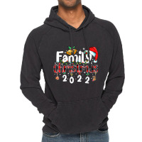 Family Christmas 2022 Matching Pajamas Squad Santa Elf Funny T Shirt Vintage Hoodie | Artistshot