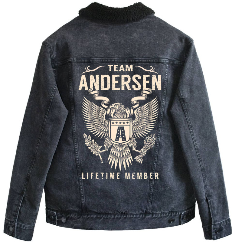 Andersen Unisex Sherpa-Lined Denim Jacket by oatesorlandoi9eepf | Artistshot