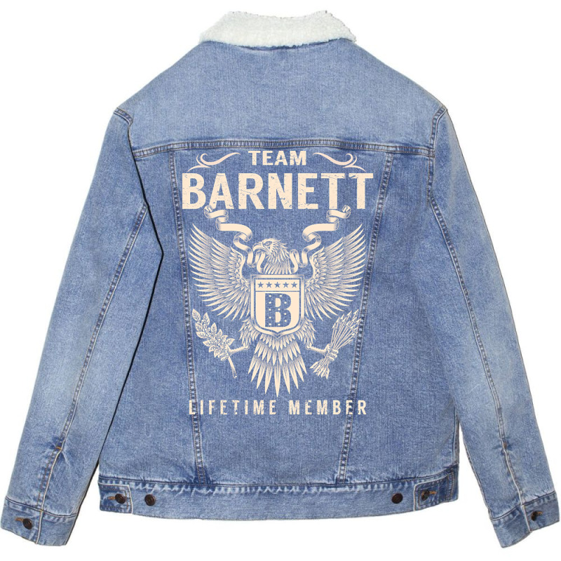 Barnett Unisex Sherpa-lined Denim Jacket | Artistshot