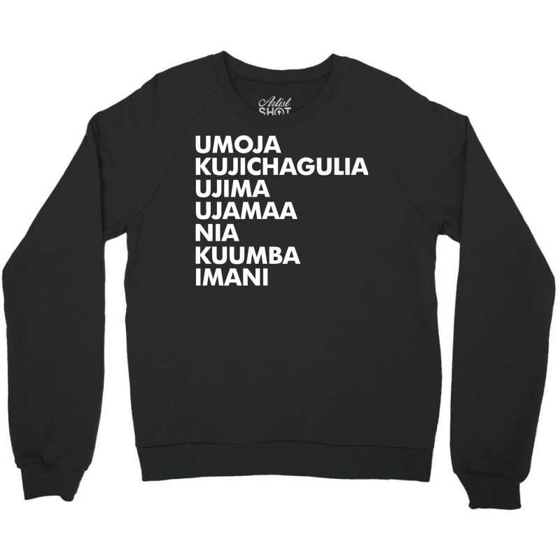 Kwanzaa   Seven Principles Premium T Shirt Crewneck Sweatshirt by ayedencoplon | Artistshot