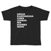 Kwanzaa   Seven Principles Pullover Hoodie Toddler T-shirt | Artistshot