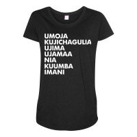 Kwanzaa   Seven Principles Sweatshirt Maternity Scoop Neck T-shirt | Artistshot