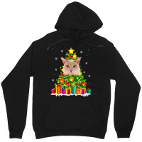 Cute Tonkinese Cat Lover Christmas Tree Xmas Holidays T Shirt Unisex Hoodie | Artistshot