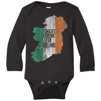 Tonight I Drink For Ireland Long Sleeve Baby Bodysuit | Artistshot