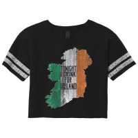 Tonight I Drink For Ireland Scorecard Crop Tee | Artistshot