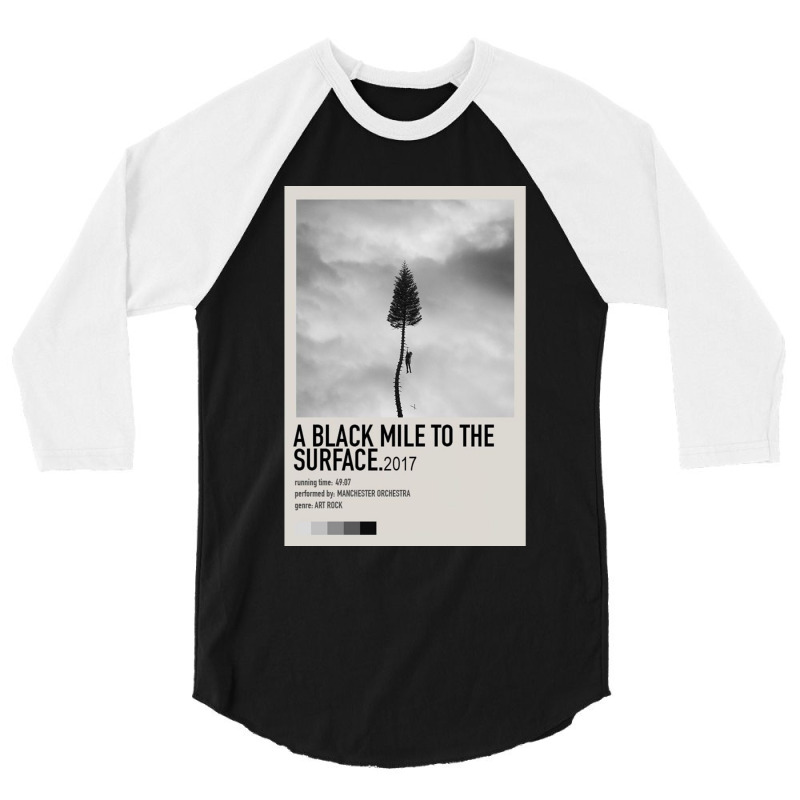 Manchester Orchestra Poster 3/4 Sleeve Shirt | Artistshot