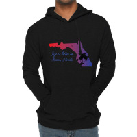 Miami Florida-miqpr Lightweight Hoodie | Artistshot