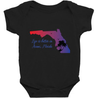 Miami Florida-miqpr Baby Bodysuit | Artistshot