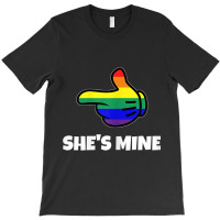 Womens Lesbian Pride Matching She S Mine Tshirt Lgbt Tee T-shirt | Artistshot