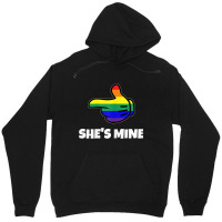 Womens Lesbian Pride Matching She S Mine Tshirt Lgbt Tee Unisex Hoodie | Artistshot