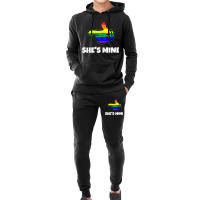 Womens Lesbian Pride Matching She S Mine Tshirt Lgbt Tee Hoodie & Jogger Set | Artistshot