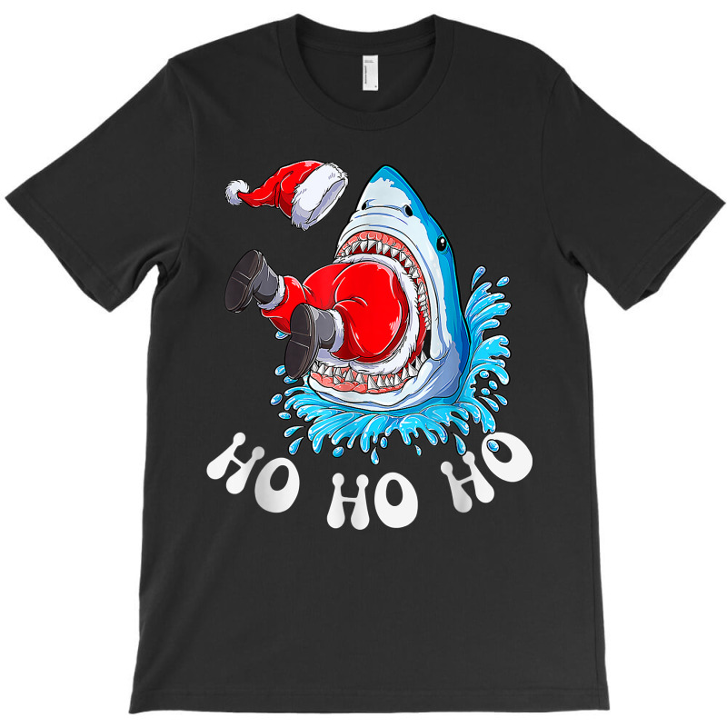 Ho Ho Ho Funny Whale Eating Santa Matching Christmas Gifts T Shirt T-shirt | Artistshot