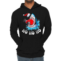 Ho Ho Ho Funny Whale Eating Santa Matching Christmas Gifts T Shirt Lightweight Hoodie | Artistshot