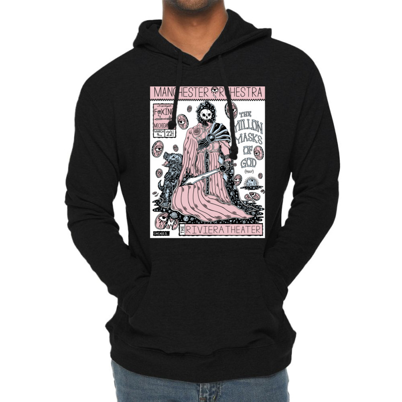 Manchester Orchestra Sketch Lightweight Hoodie | Artistshot