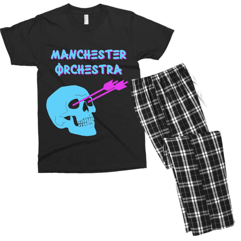 Manchester Orchestra Skull And Arrows Men's T-shirt Pajama Set | Artistshot