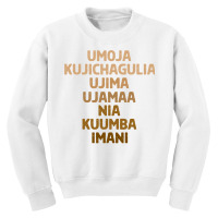 Kwanzaa   Seven Principles Shirt Pullover Hoodie Youth Sweatshirt | Artistshot