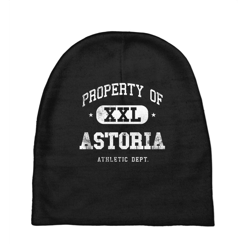 Astoria Vintage Distressed College Property Xxl Baby Beanies by oatesorlandoi9eepf | Artistshot