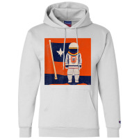 Houston Astronaut Proud And Strong In Space Vintage Retro T Shirt Champion Hoodie | Artistshot