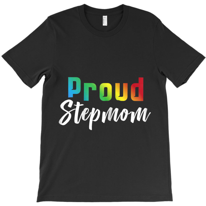 Womens Proud Stepmom Lgbt Pride Shirt  Stepmom Of Gay Lesbian Gift T-Shirt by RYANIDDLE | Artistshot