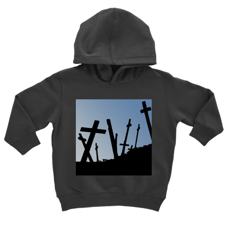 Graveyard At Dawn Toddler Hoodie by Backstabbed | Artistshot