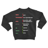 Kwanzaa African American Seven Principles Karamu Ya Imani T Shirt Toddler Sweatshirt | Artistshot