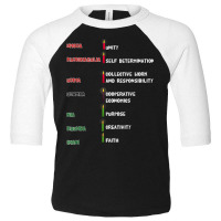 Kwanzaa African American Seven Principles Karamu Ya Imani T Shirt Toddler 3/4 Sleeve Tee | Artistshot