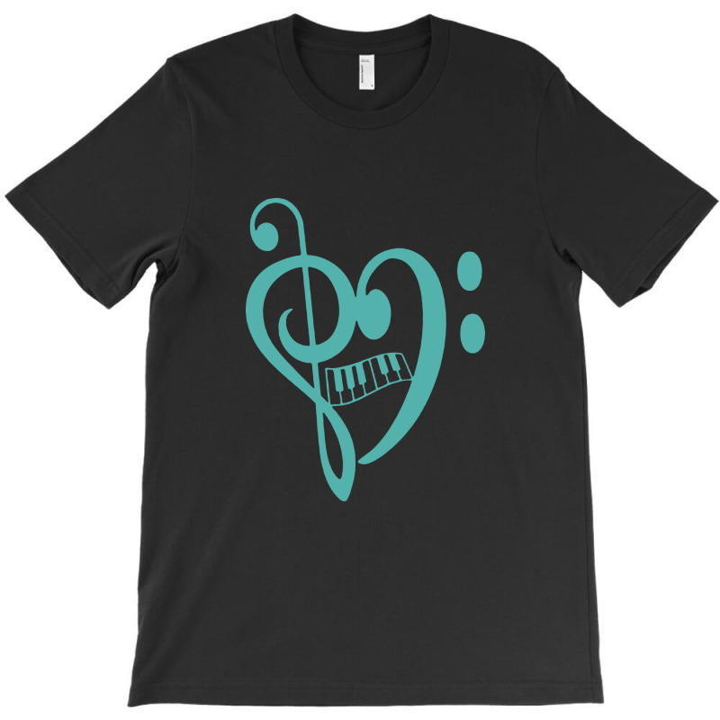 Music Heart Note Piano Musician Pianist T-shirt | Artistshot