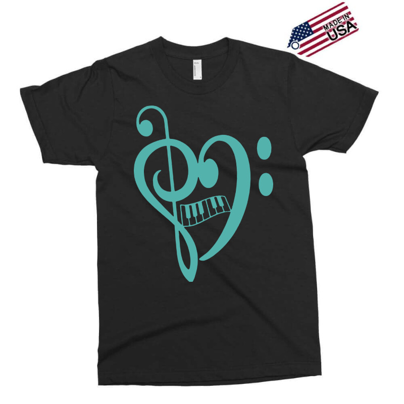 Music Heart Note Piano Musician Pianist Exclusive T-shirt | Artistshot