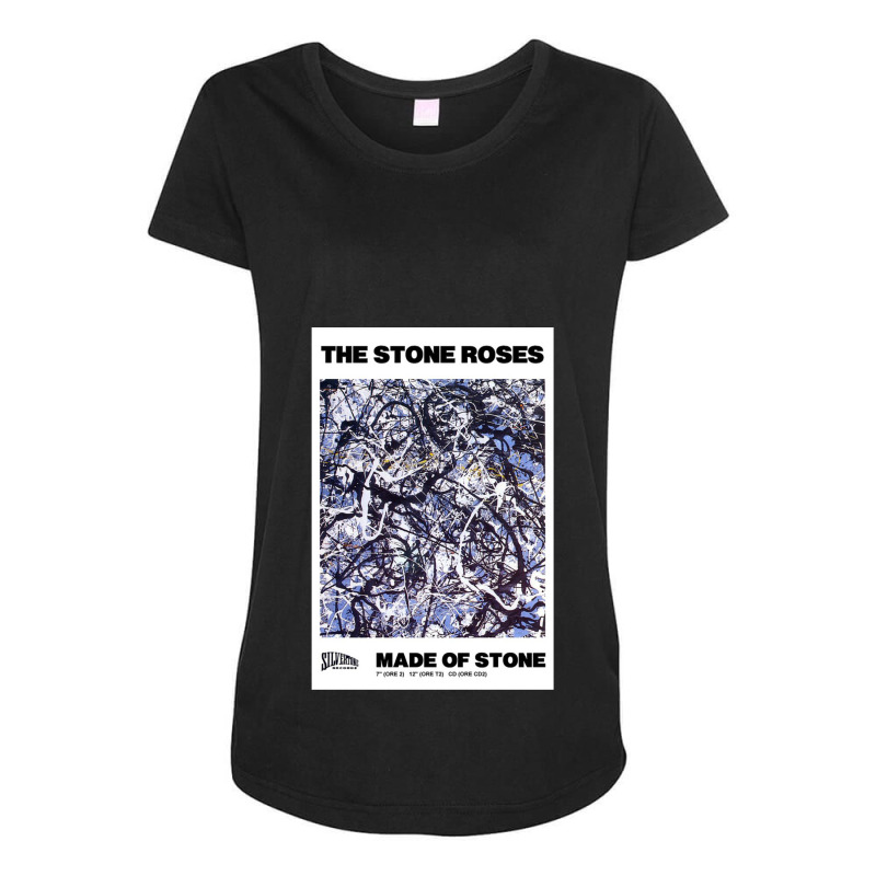 Made Of Stone The Stone Roses Maternity Scoop Neck T-shirt by RandiThien | Artistshot