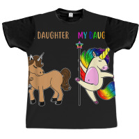 Your Daughter And My Daughter Funny Unicorn Lgbt Pride  Tshirt Graphic T-shirt | Artistshot