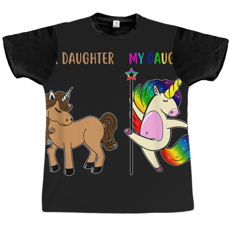 Your Daughter And My Daughter Funny Unicorn Lgbt Pride  Tshirt Graphic T-shirt by RYANIDDLE | Artistshot