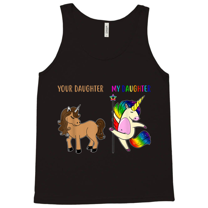 Your Daughter And My Daughter Funny Unicorn Lgbt Pride  Tshirt Tank Top by RYANIDDLE | Artistshot