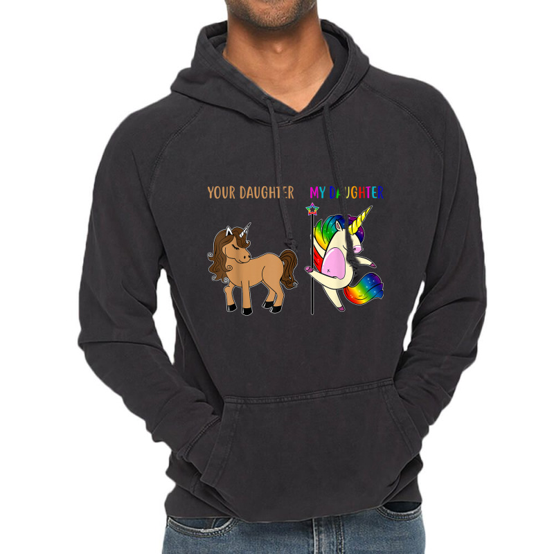 Your Daughter And My Daughter Funny Unicorn Lgbt Pride  Tshirt Vintage Hoodie by RYANIDDLE | Artistshot