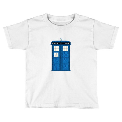 Time And Relative Dimension In Space   Tardis Toddler T-shirt Designed By Banyubiruputih