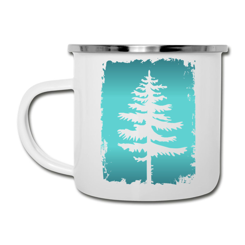 Legendary Conifer Tree Silhouette Drawing Camper Cup | Artistshot