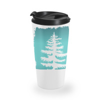 Legendary Conifer Tree Silhouette Drawing Travel Mug | Artistshot