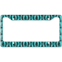 Legendary Conifer Tree Silhouette Drawing License Plate Frame | Artistshot