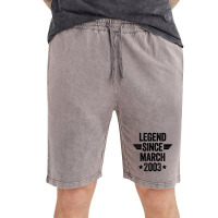 Legend Since March 2003 T Shirt Vintage Short | Artistshot