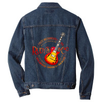 Music Emporium Guitar Design Men Denim Jacket | Artistshot