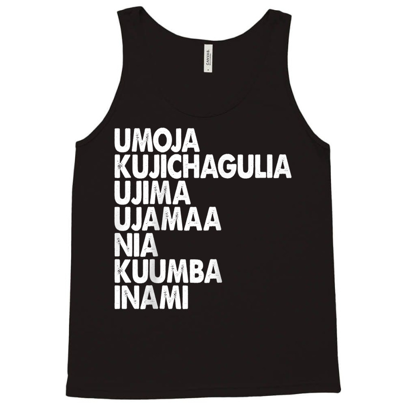 Kwanzaa Seven Principles Raglan Baseball Te Tank Top by keishawnredner | Artistshot